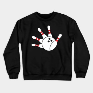 Hey Bowling! (Bowling hand) Crewneck Sweatshirt